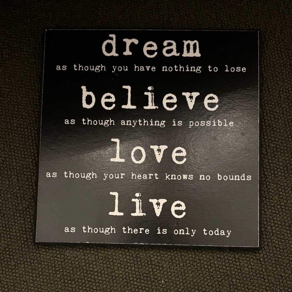Inspirational Black and White Wall Art